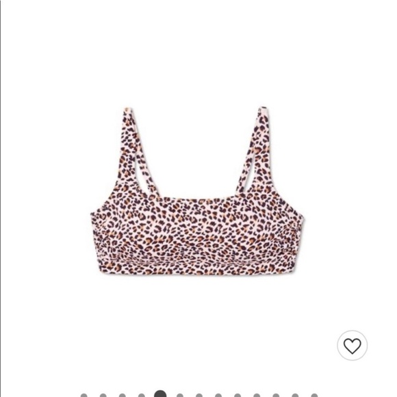 Leopard Ribbed Hipster Bottoms and Bralette  Bikini Women’s Size Plus 14W NEW - Picture 6 of 14